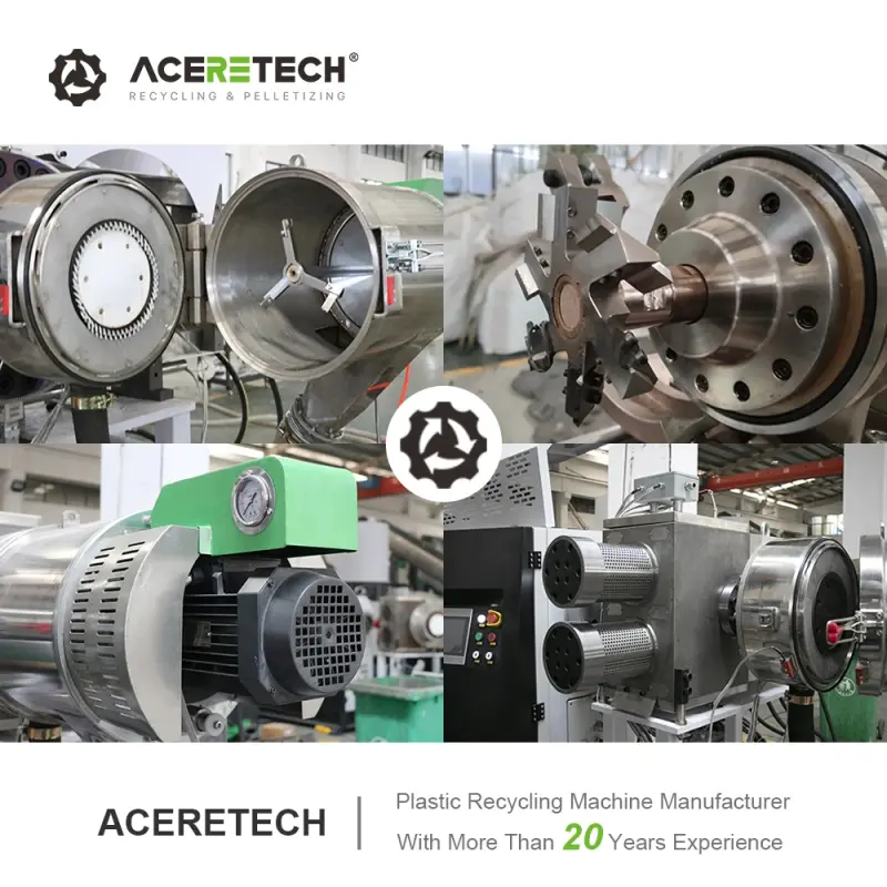 Aceretech Product List (Plastic Recycling Machine)