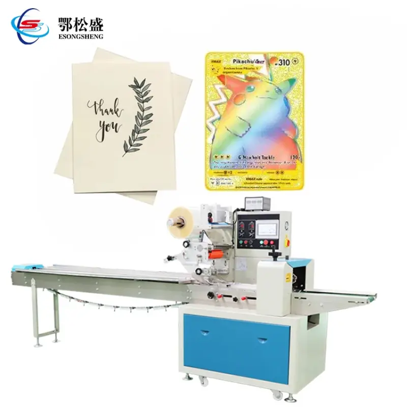 Smart Automatic Card Cellophane Packaging Wrapping Machine