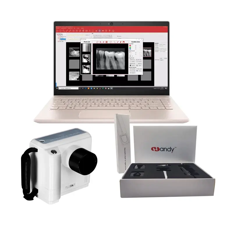 new design dental x-ray portable unit one hand xray dental equipment use in clinic less radiation