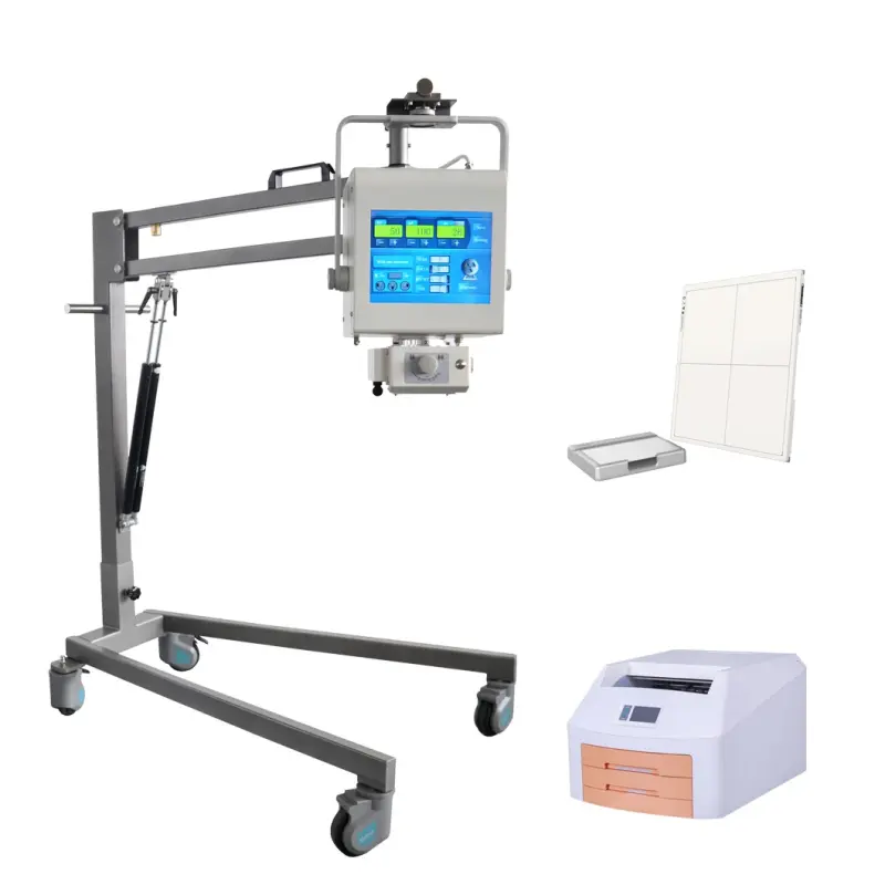 Hospital DR Flat Panel Mobile X Ray, 5kw Touch Screen Digital Portable X-ray Machine, XRay Equipment Prices