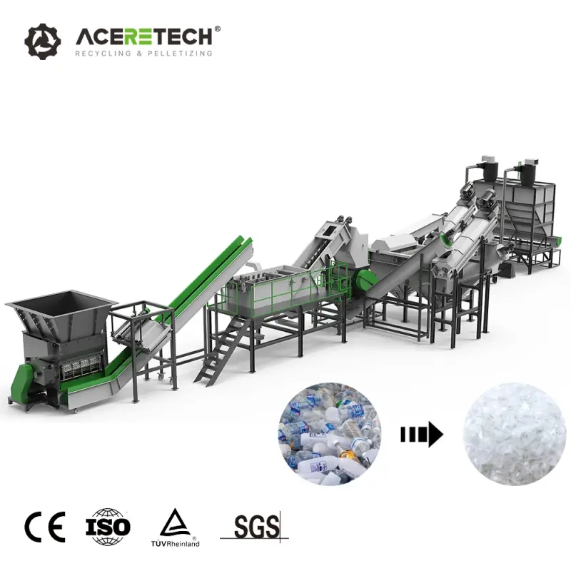 Aceretech Plastic Recycling Machine Plastic Shredder Machine