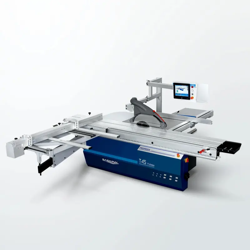 SAGA ENG T45 PRO T45 Fully Automatic CNC Woodworking Sliding Table Panel Saw Machine: