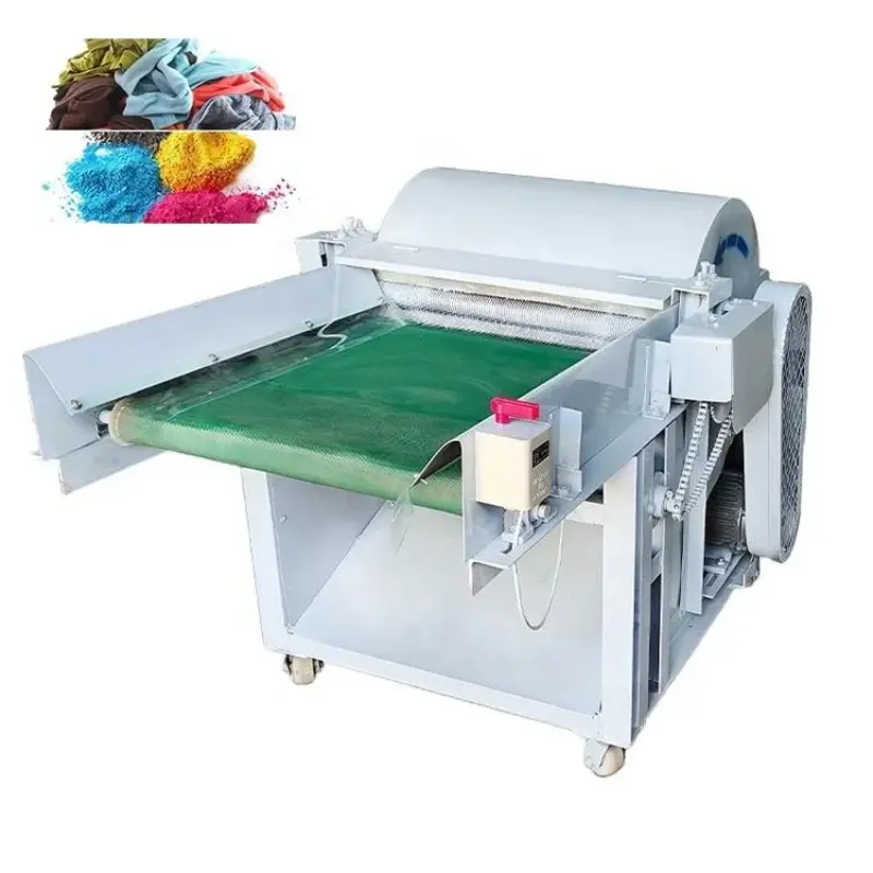 Waste Fabric Cloth Textile Cotton Fiber Yarn Opening Machine