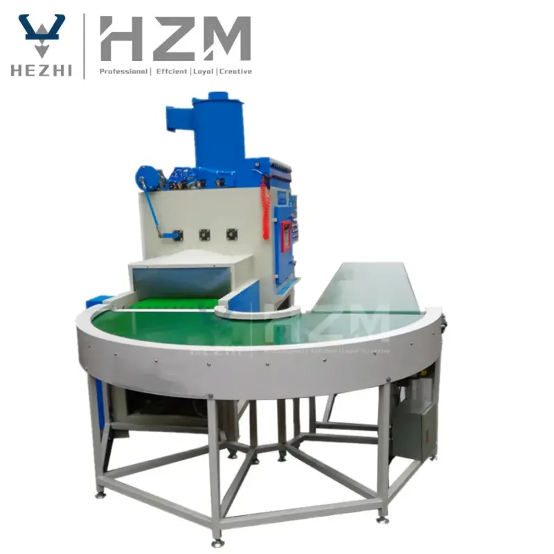 Automatic Roller Conveyor Belt Type Sandblasting Machine: