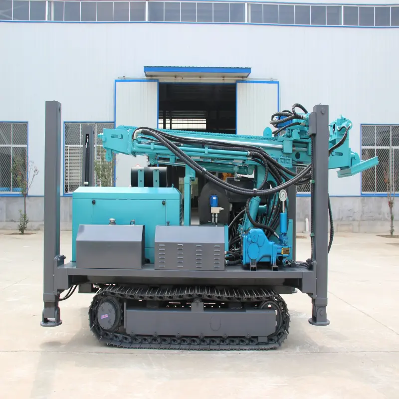 FD300 Portable crawler geological diesel engine mining rock core drilling rig machine
