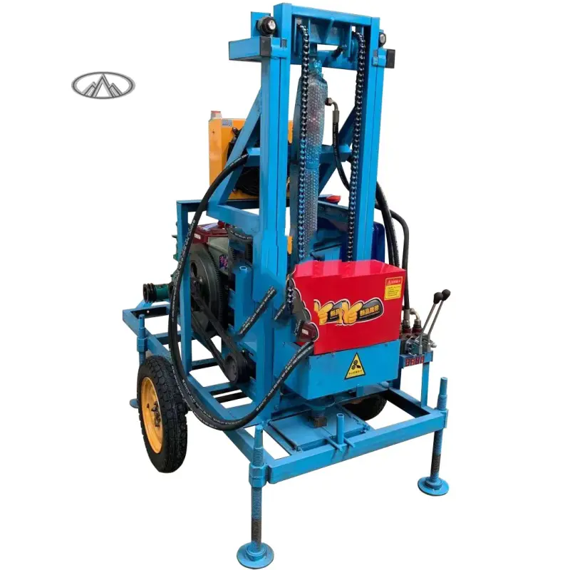 Geotechnical Hydraulic Portable Mine Drilling Rigs Diesel Underground Borehole Water Well Drilling Rig Machine