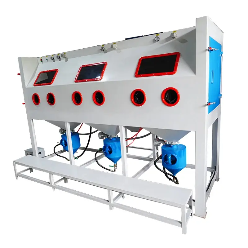 Multi-Station Large Pressure Sand Blasting Machine: