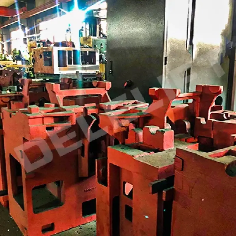 Metal Steel Chain Sand Blasting Machine: