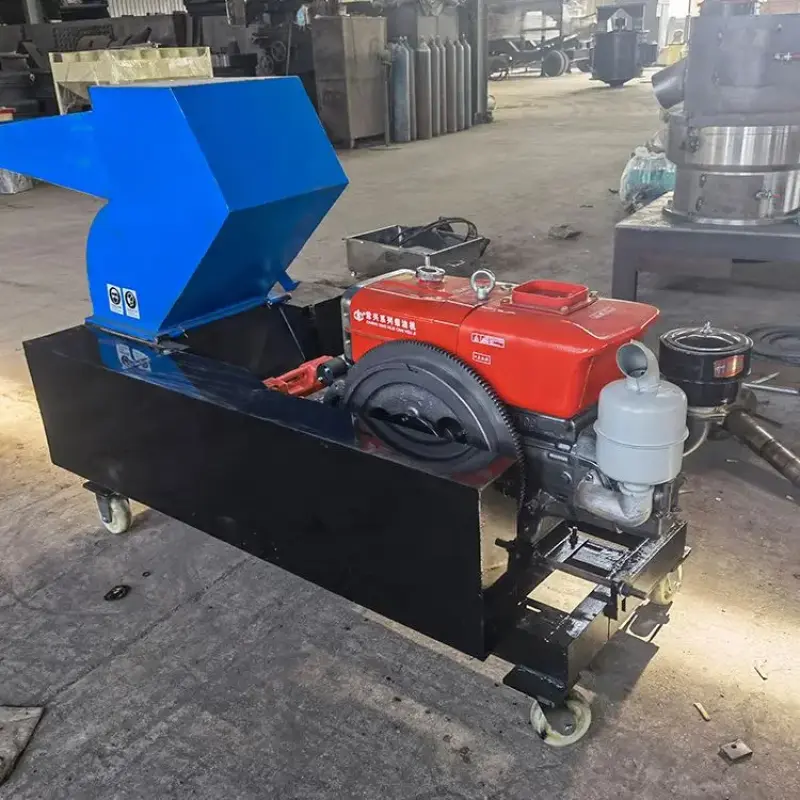 Recycling Waste Plastic Crusher  Plastic Grinder Crush Machine