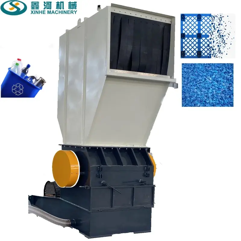 Plastic Bottles Wood Crusher Plastic Recycling Machine