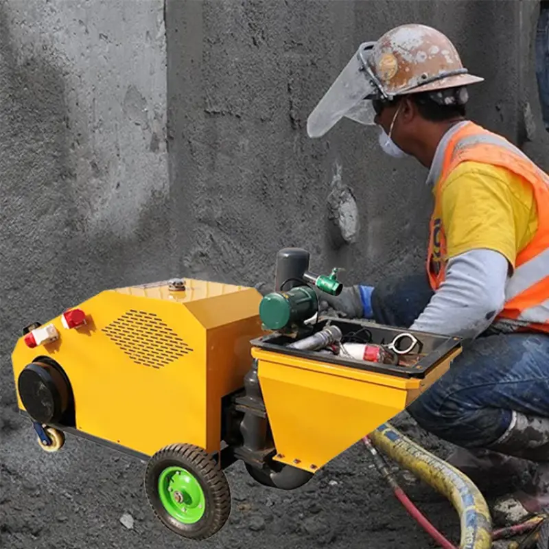 Hot sale concrete Mortar spray spraying plastering machine shotcrete machine