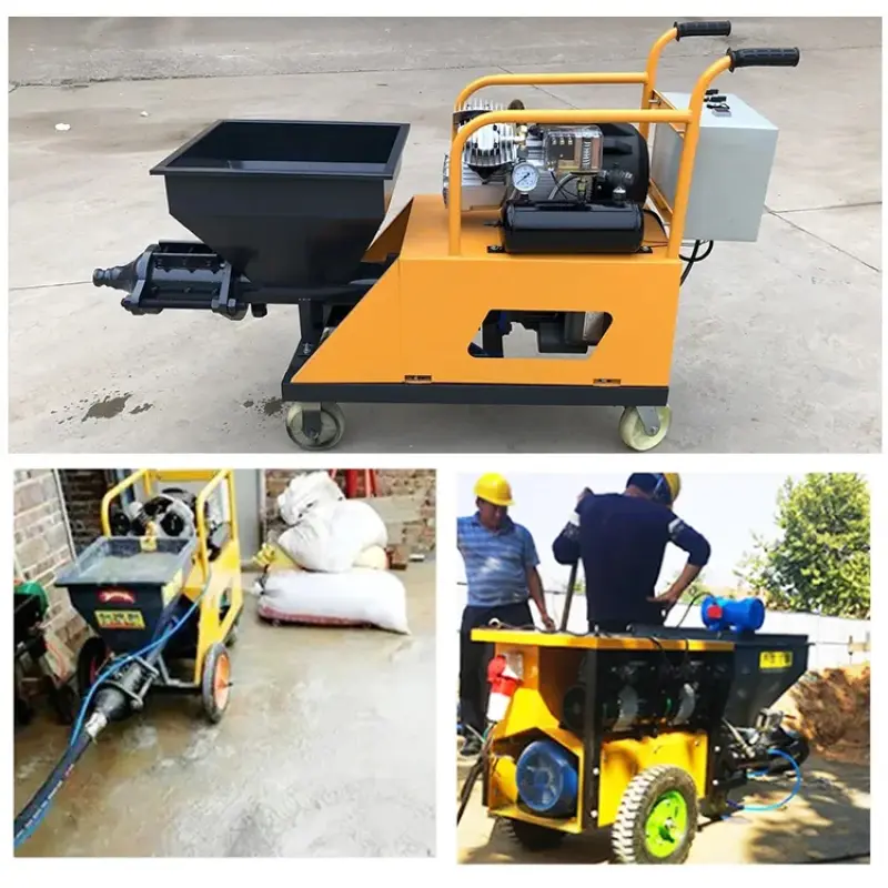 Hot sale concrete Mortar spray spraying plastering machine shotcrete machine