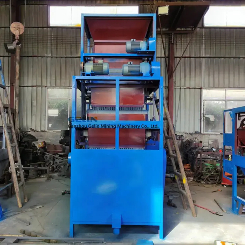 15000GS High Intensified Rotary Dry Magnetic Separator