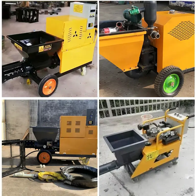 Hot sale concrete Mortar spray spraying plastering machine shotcrete machine