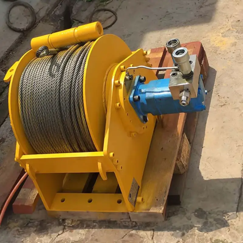 CCS CE Planetary Hydraulic Cable Winch For Oil Well Drilling For Shrimp Boat Anchor Winch With Brake