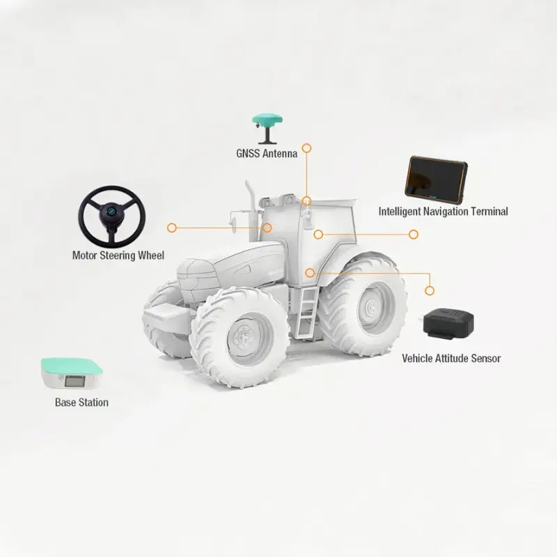 Smart auto steering system agriculture tractor gps navigation