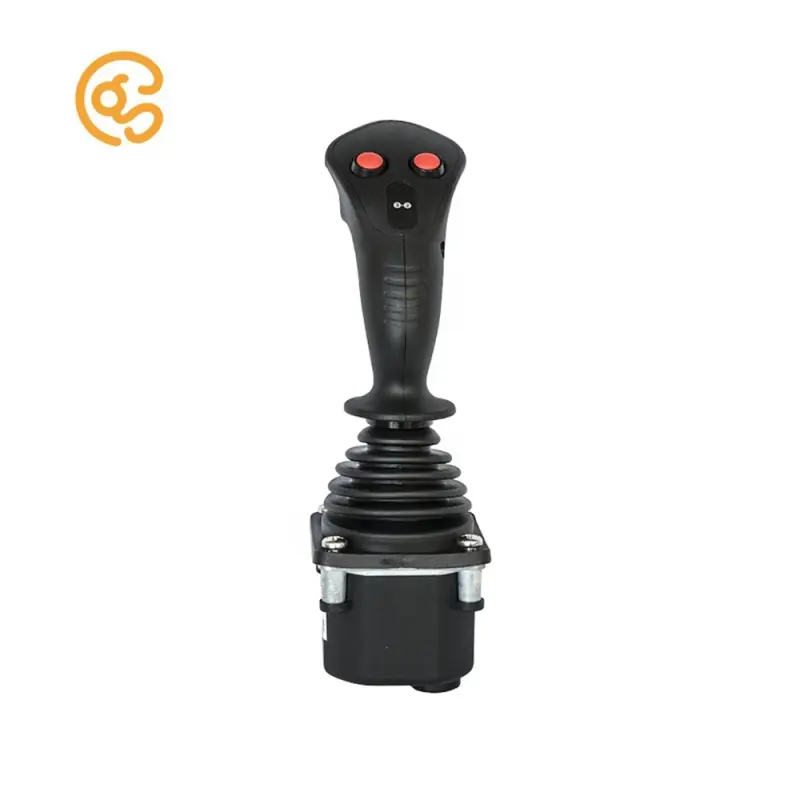 Construction Machine Potentiometer Electrical Hall Effect Industrial Joystick Used In Cranes Loaders Forklifts