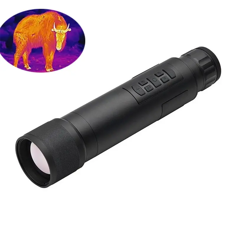 LASERSHOT Objective focal length F35mmThermal Camera Scope Night Vision Monocular For Hunting can be connected to smart devices