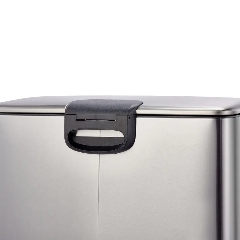 Smart steel Soft Close office rectangle pedal trash bin
