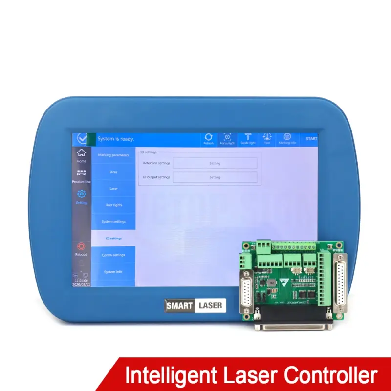 Highly Intelligent Touch Screen Laser Marking Machine Controller