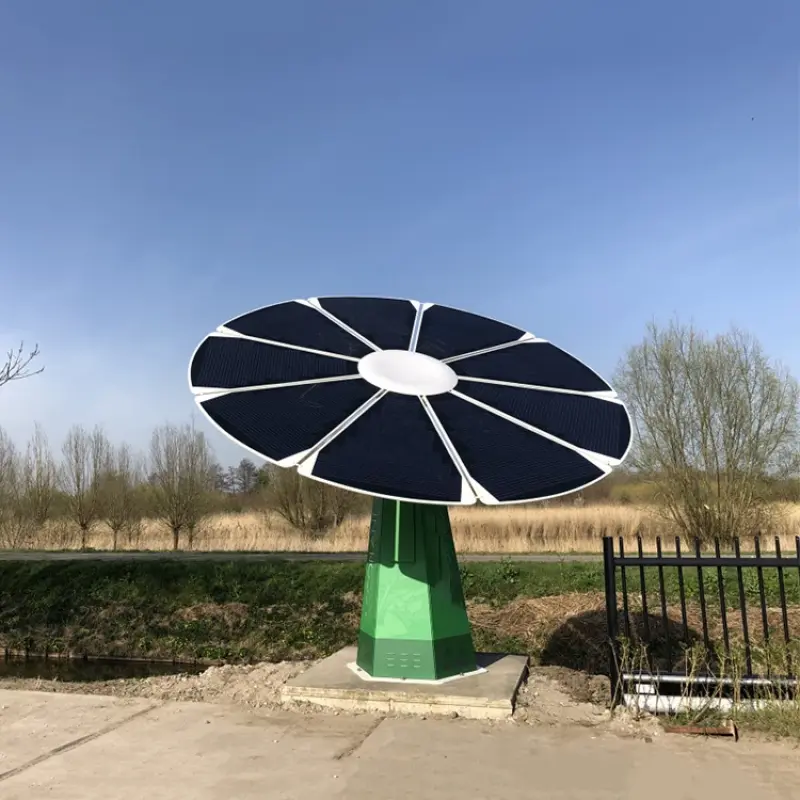 Outdoor Smart Solar Flower Garden Solar Power System