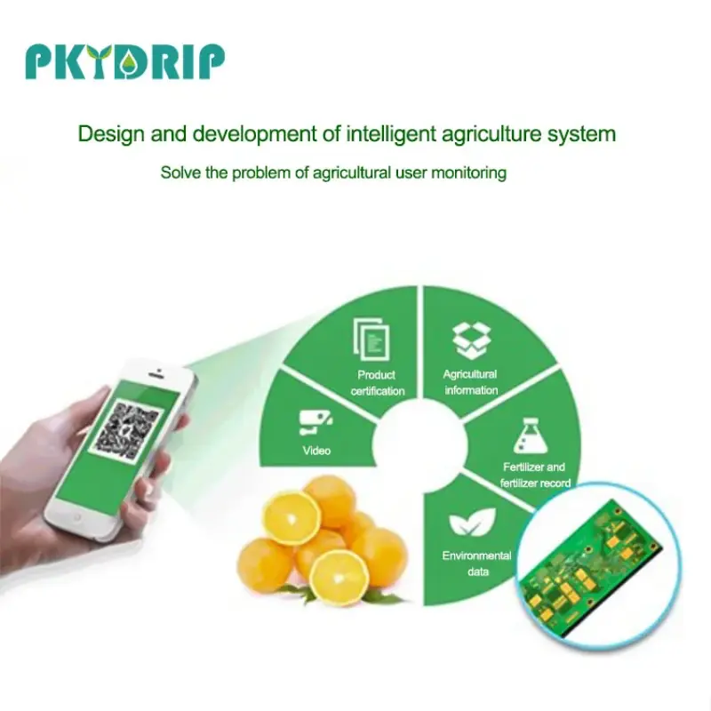 Intelligent Agriculture System Smart Remote Control APP with Sensor and Camera