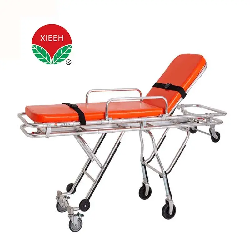 Professional Hospital Equipment Wheeled Stretcher With Wheels
