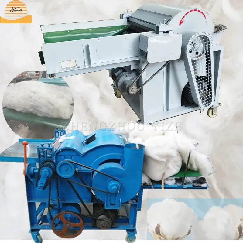 Polyester Waste Cotton Fiber Opening Recycling Machine