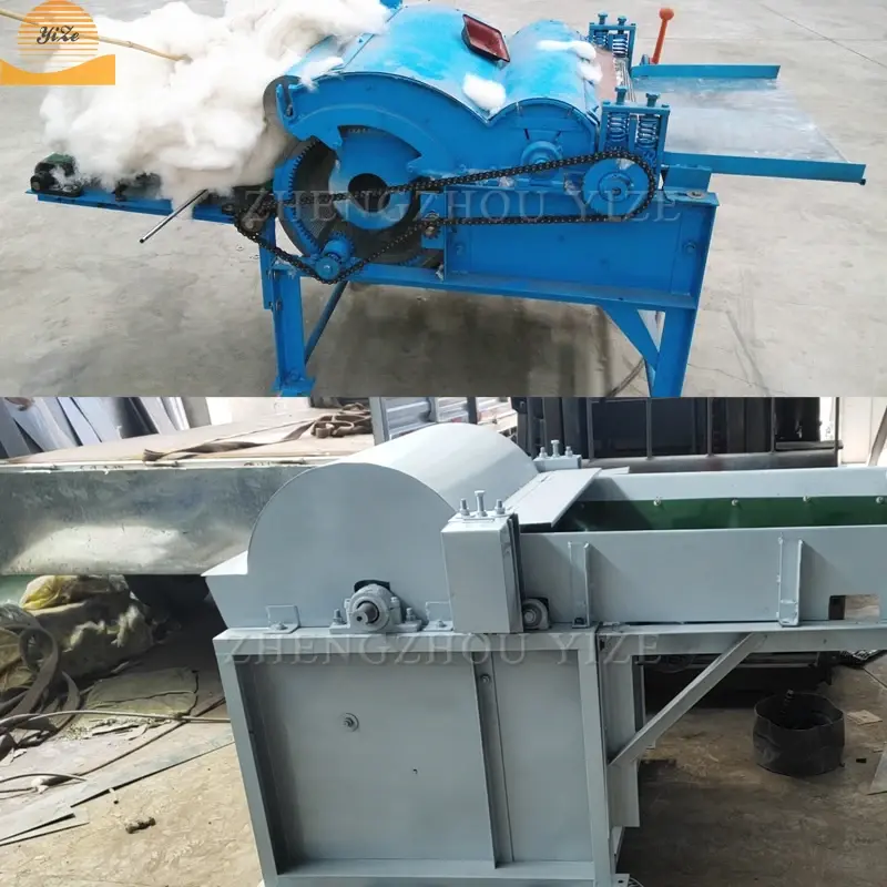 Polyester Waste Cotton Fiber Opening Recycling Machine