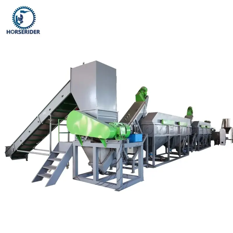 Plastic Recycling Machine PP PE Film Bag Washing Line