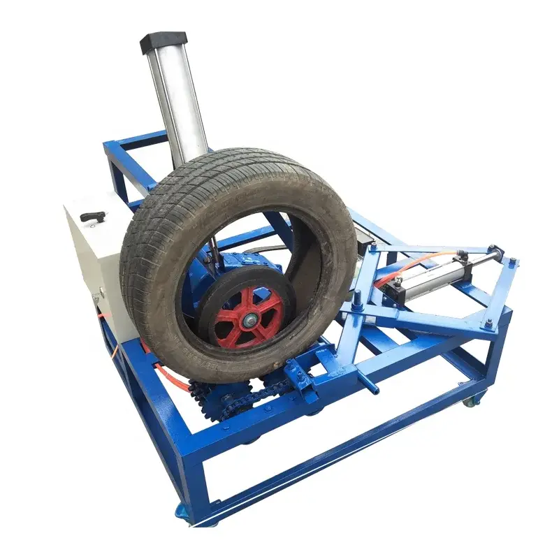 Automation Tire Strip Cutting Recycling Machine.