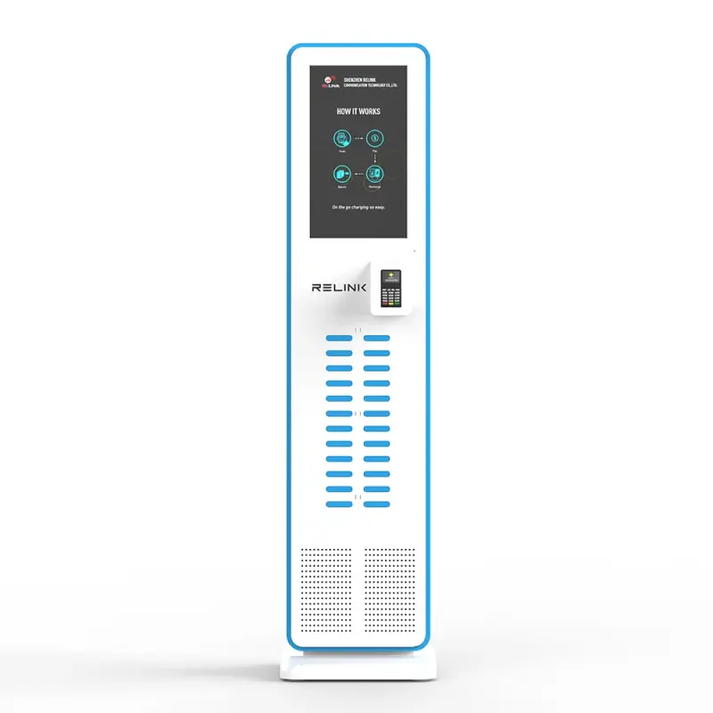 Custom 5000mAh 24-Slot Power Bank Rental Station: