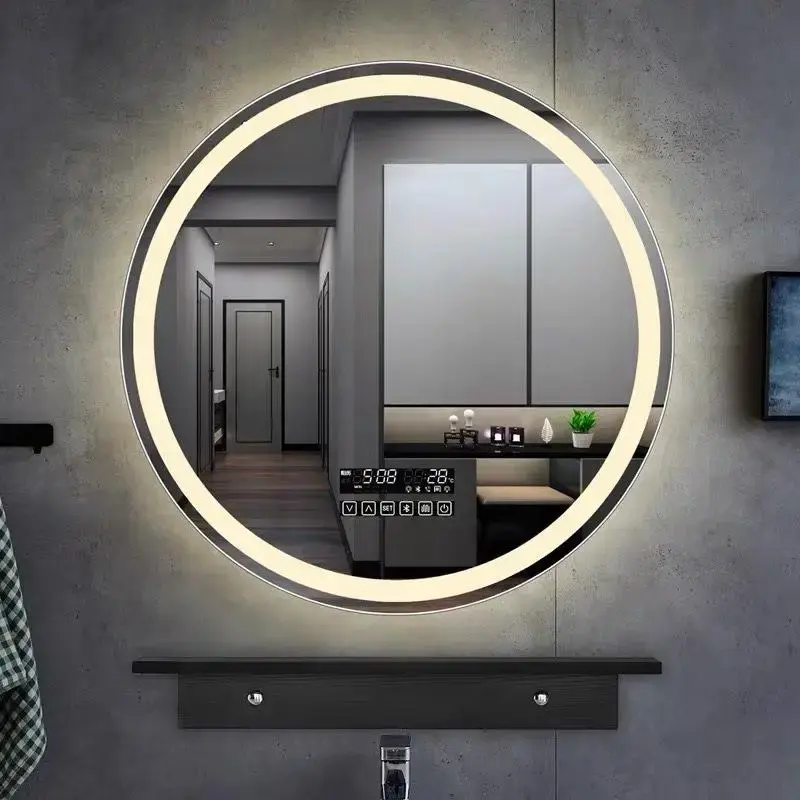 Led Mirror Modern Touch Switch Screen Smart Bathroom Mirror With Led Light