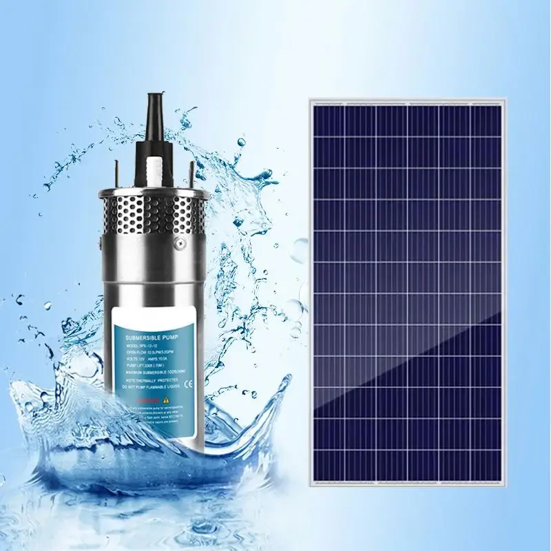 24 Volt 100m 0.5 Inch Deep Well Agriculture Stainless Steel 24v 12v Booster Solar Powered Water Submersible Pump For Irrigation
