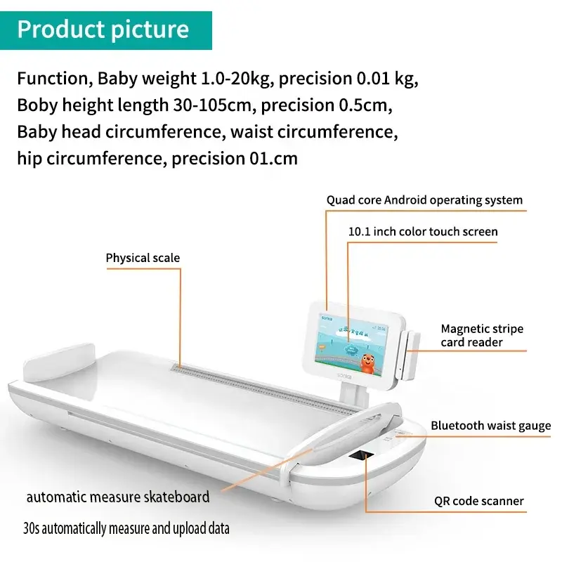Electronic Digital Infant Toddler Height Weight Newborn Body