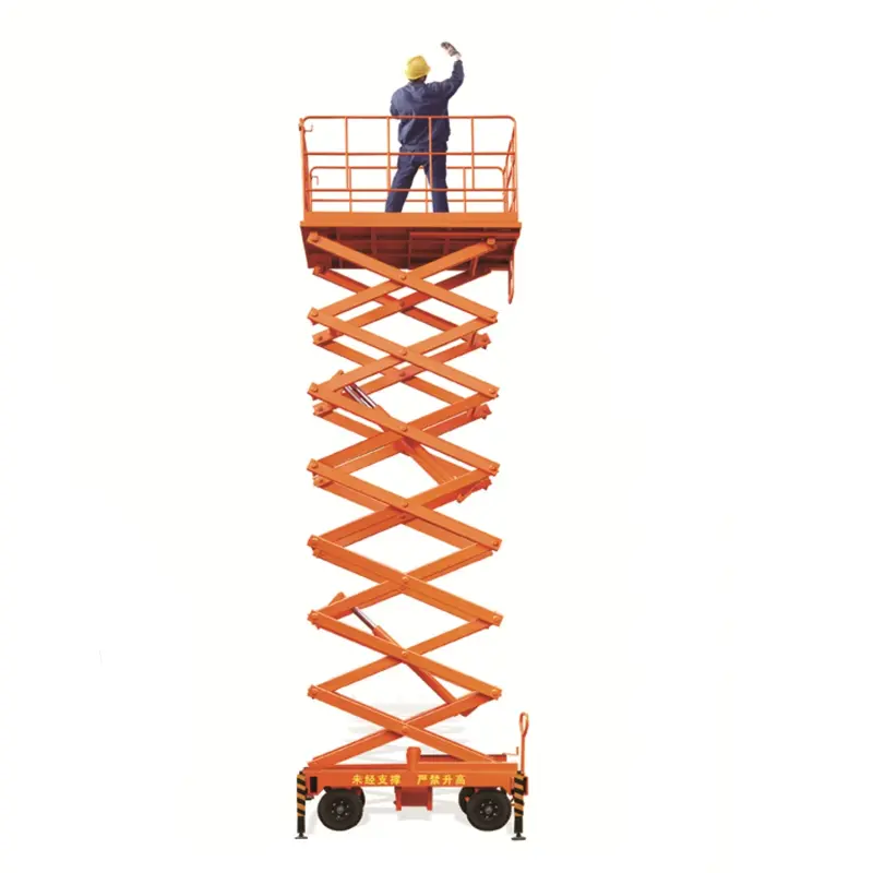 Electric Hoist Lifting Hydraulic Scissor  Platform Ladder (2 x 10m)