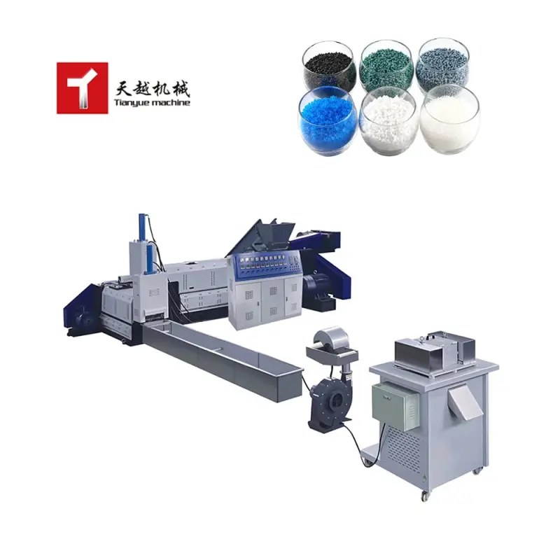 High Yield Automatic Air Cooling Recycling Plastic Granulation