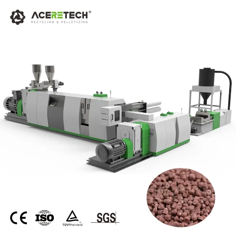 ADS Waste Plastic EPS PVB Crushed Material Recycling Machine