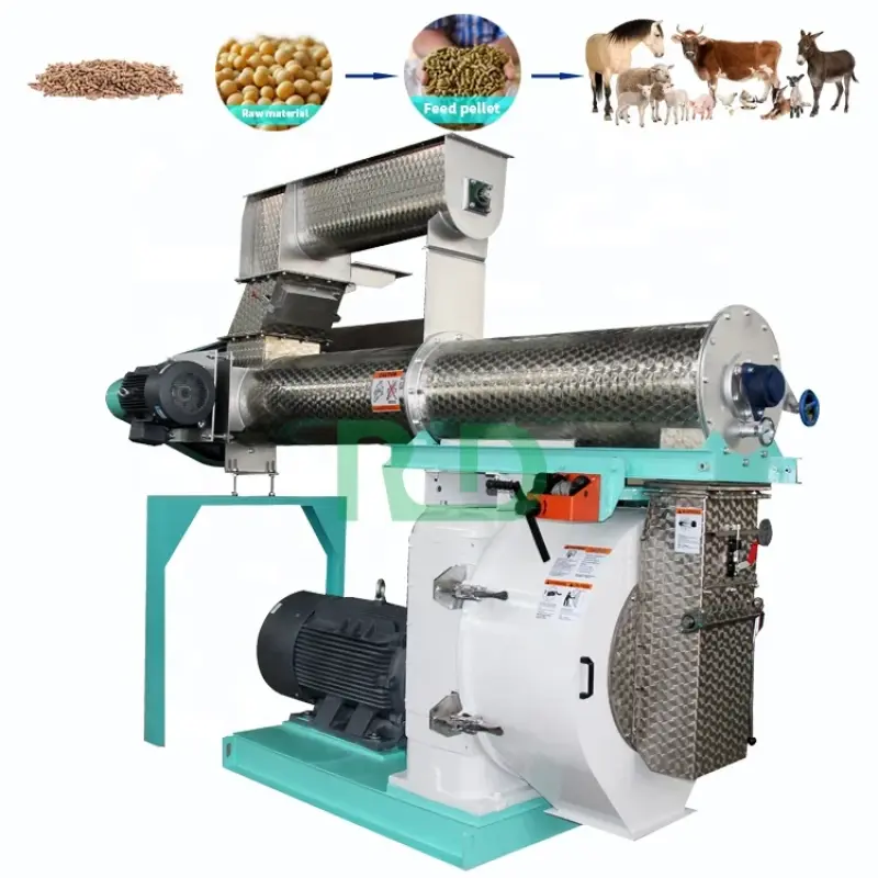 Automatic Chicken Farm Processing Feed Machine  for Animal Feed Poultry Rabbit Cattle
