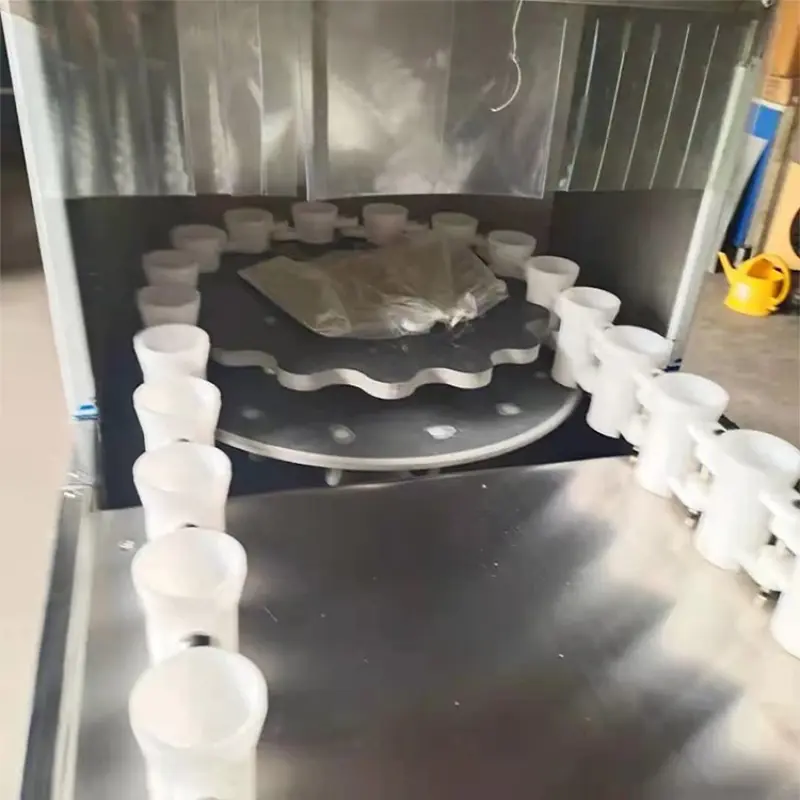 Recycle Glass Plastic Bottle Barrel Washing Brushing Machine