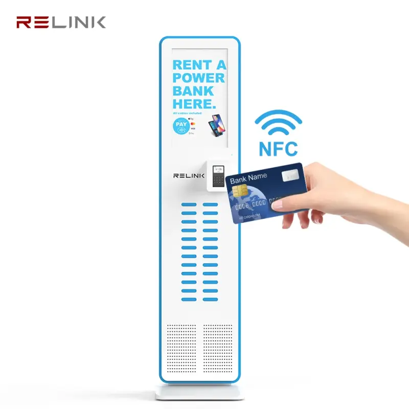 Customized 5000mAh 24-Slots Credit Card Pay Rental Power Bank Equipment: