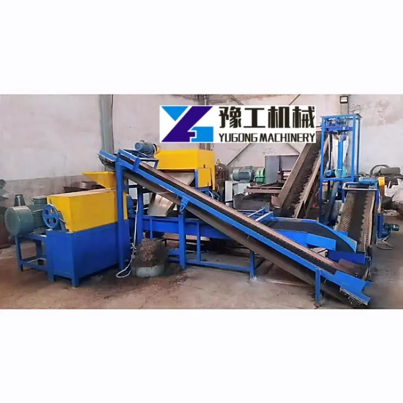 Car Tire Shredder Recycling Machine (Production Line)