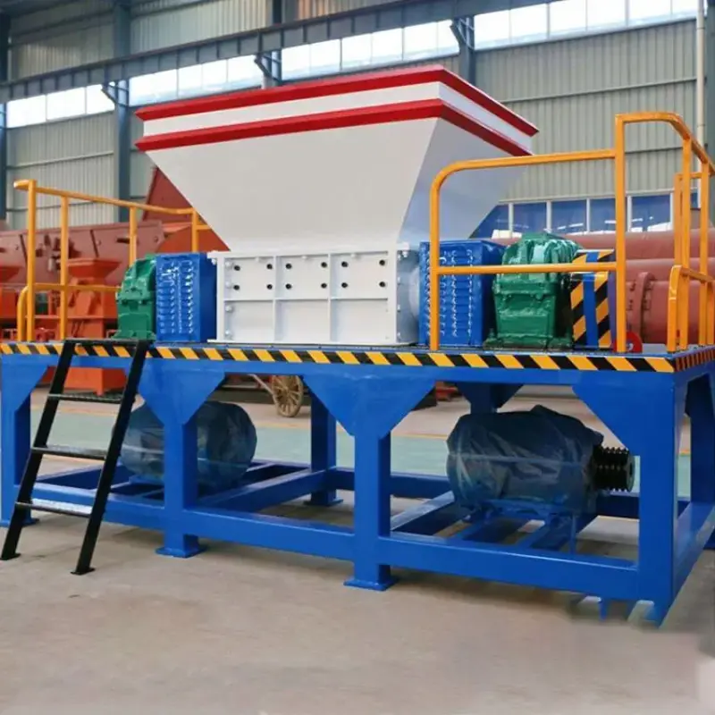 Double Shaft Shredder (PET bottles, plastic, & PP PE film)