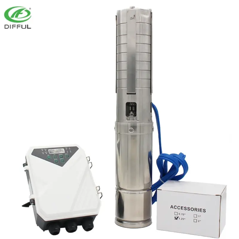 Solar Deep Well Water Pump 150m Pump For Agriculture Farm Irrigation