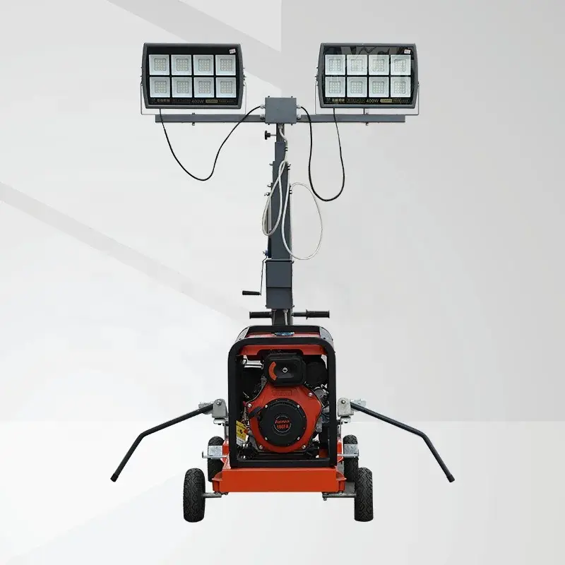 Mini Type Telescopic Light Tower High Quality Light Tower For Mine