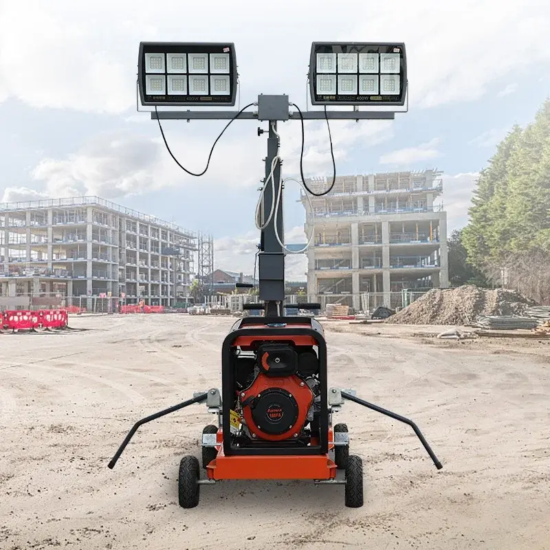 Mini Type Telescopic Light Tower High Quality Light Tower For Mine