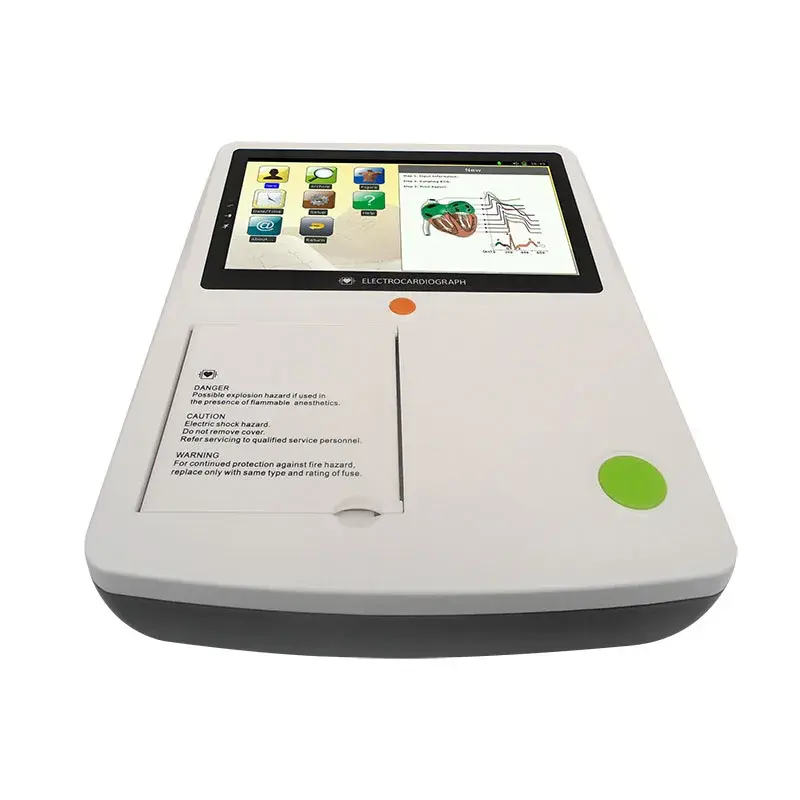 Medical Device 3 channel Touch Screen ECG Model