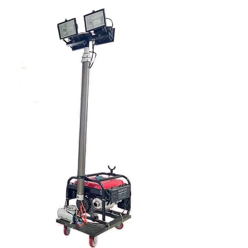 Trailer Mounted Construction Portable Lighting Led Mobile Light Tower