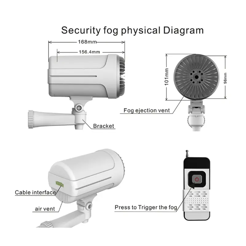 VERINUO Anti-Burglary Security Fog Alarm Home System