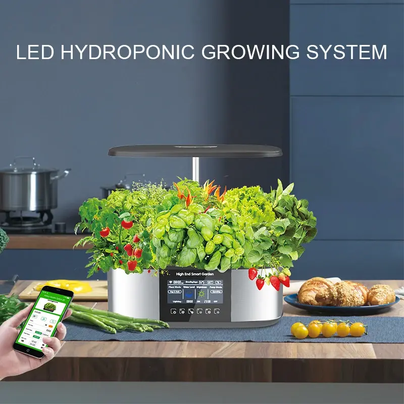 High End Mini Smart Garden hydroponic growing system kit garden pots home WIFI Intelligent indoor Hydroponic Systems
